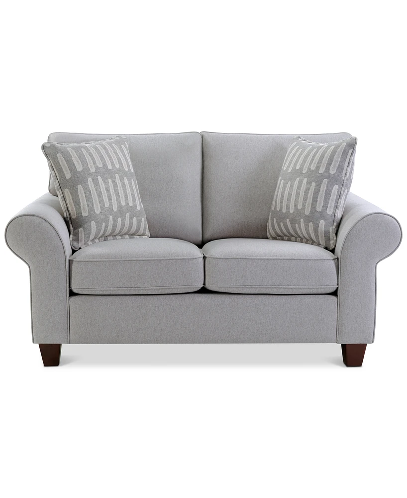 Saeville 66" Fabric Loveseat, Created for Macy's