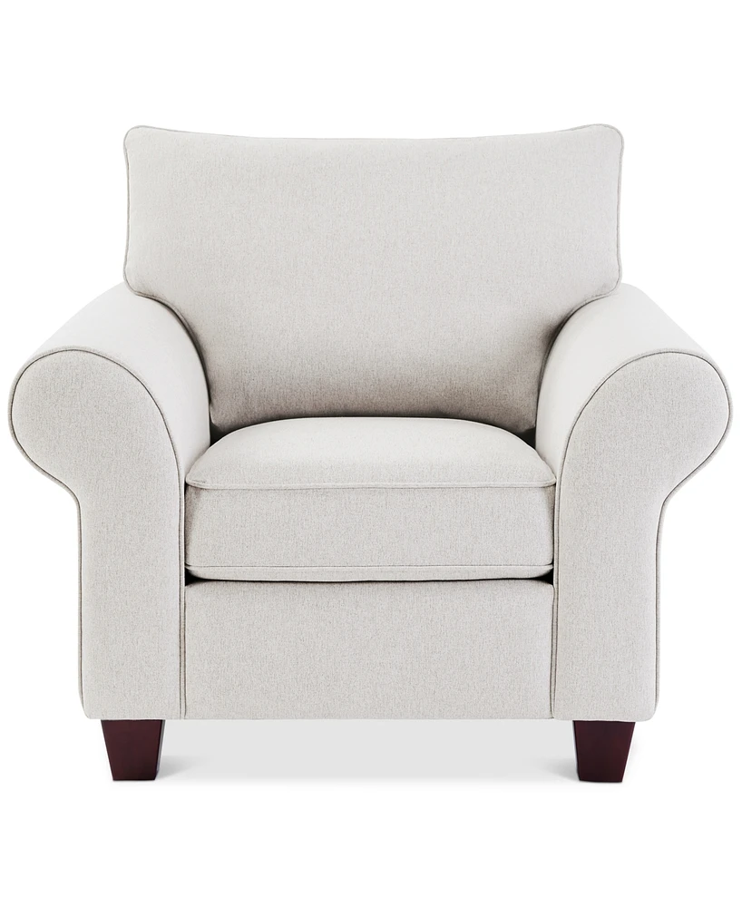 Saeville 43" Fabric Chair, Created for Macy's