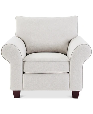 Saeville 43" Fabric Chair, Created for Macy's