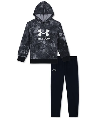 Under Armour Toddler & Little Boys Freedom 2-Pc. Pullover Hoodie Joggers Set