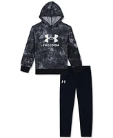 Under Armour Toddler & Little Boys Freedom 2-Pc. Pullover Hoodie Joggers Set