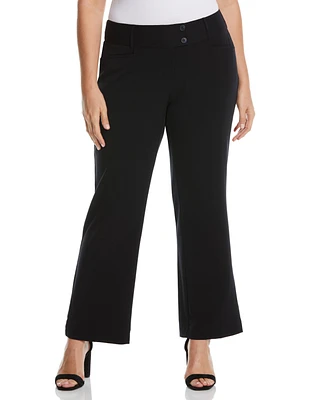 Rafaella Plus Curvy Fit Short Length Bootcut Pant