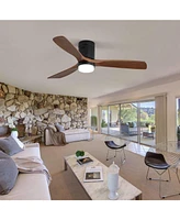 Sofucor 52" Low Profile Ceiling Fan with Lights