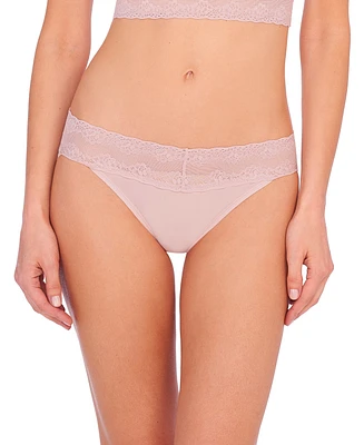 Natori Women's Bliss Perfection Lace Trim One Bikini Brief 2-Pack