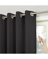 Preston Extra-Wide Blackout Grommet Sliding Patio Door Curtain Panel