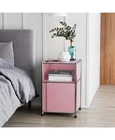 Mega Casa Metal Nightstand