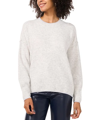 Vince Camuto Women's Metallic-Trim Crewneck Sweater