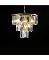 Streamdale Furniture Gold Luxury Crystal Chandelier Modern Chandeliers Lights