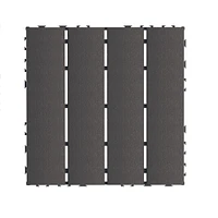 Simplie Fun 44-Pack Interlocking Deck Tiles, 12"x12" Waterproof Outdoor Tiles