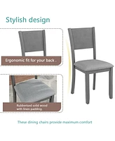 Modern 5-Piece Dining Set for Kitchen and Dining Room