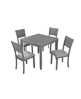 Streamdale Furniture Modern 5-Piece Dining Set for Kitchen and Dining Room