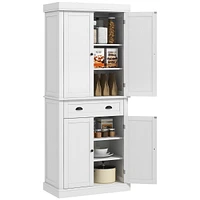 Freestanding Kitchen Pantry Cabinet with Storage
