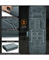 Skonyon Foldable Massage Mat with Heat and 10 Vibration Motors