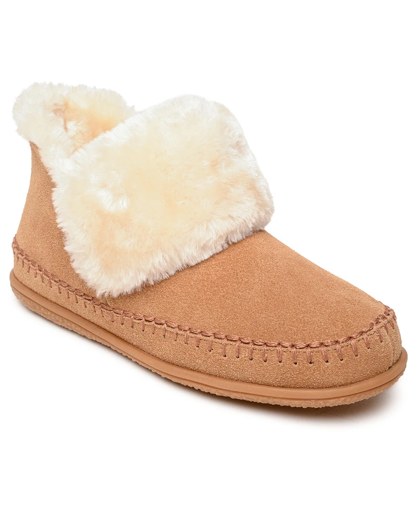 Minnetonka Women's Joanne Suede Slippers