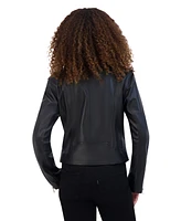 Andrew Marc Women's Bijou Asymmetrical Moto Leather Jacket