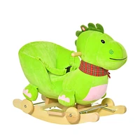 Streamdale Furniture Interactive Plush Dinosaur Rocking & Riding Toy