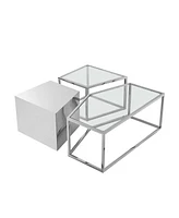 Inspired Home Honesti Square Coffee Table