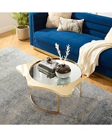 Inspired Home Janine Round Coffee Table