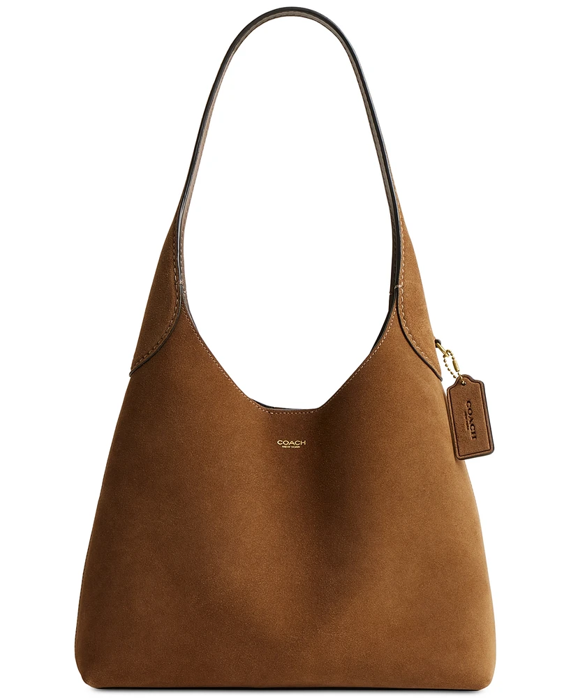 Coach Suede Brooklyn Small Shoulder Bag 28