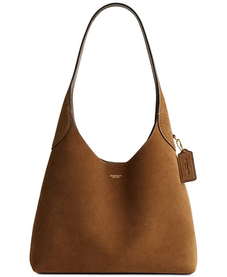 Coach Suede Brooklyn Small Shoulder Bag 28