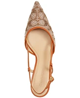 Coach Women's Rosie Crystal Signature Slingback Pumps