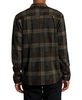 Rvca Men's Vacancy Flannel Long Sleeve Shirt