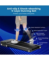 Sugift Under Desk Walking Pad Treadmill with Touchable Led Display