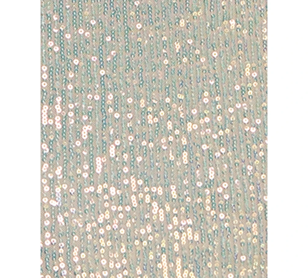 Emerald Sundae Juniors' Sequin Blouson-Sleeve Bodycon Dress
