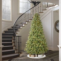 Puleo 7.5-ft. Canterbury Fir Tree with 500 Clear Lights & Stand