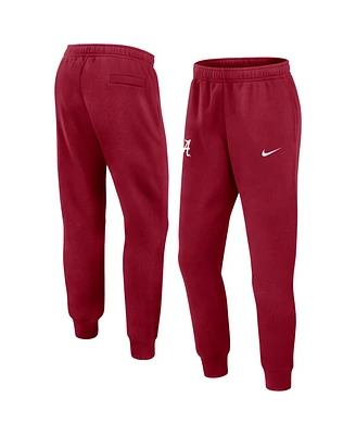 Nike Men's Crimson Alabama Tide Sideline Club Fleece Joggers