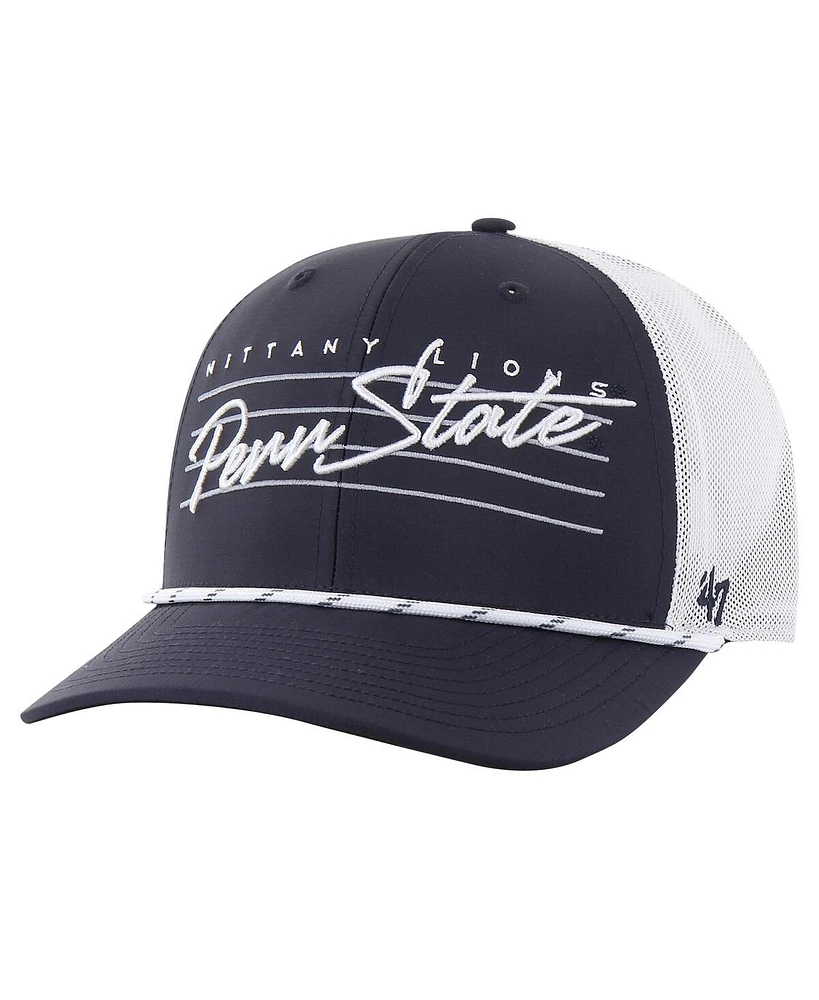 '47 Brand Men's Navy Penn State Nittany Lions Downburst Trucker Adjustable Hat