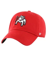 '47 Brand Men's Red Georgia Bulldogs Vintage Sure Shot Franchise Fitted Hat