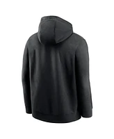 Nike Men's Black Las Vegas Raiders Club Logo Pullover Hoodie