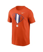 Nike Men's Orange Clemson Tigers Campus State Shape T-Shirt