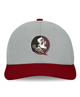 Top of the World Men's Gray/Garnet Florida State Seminoles Mick Flex Hat