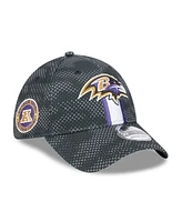 New Era Men's Black Baltimore Ravens 2024 Sideline 39THIRTY Flex Hat