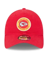 New Era Men's Red Kansas City Chiefs 2024 Sideline 9TWENTY Adjustable Hat