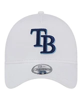 New Era Men's White Tampa Bay Rays Tc A-Frame 9FORTY Adjustable Hat