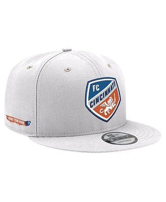 New Era Men's White Fc Cincinnati Jersey Hook 9FIFTY Snapback Hat