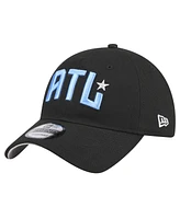 New Era Men's and Women's Black Atlanta Dream Rebel Series 9TWENTY Adjustable Hat