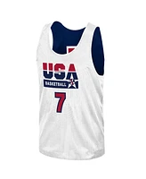 Mitchell & Ness Men's Larry Bird Navy Usa Basketball Training 1992 Dream Team Authentic Reversible Practice Jersey