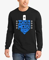 La Pop Art Men's This Is How I Roll Word Long Sleeve T-Shirt