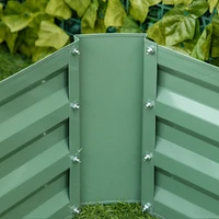 3.3' x 3.3' Galvanized Raised Garden Bed