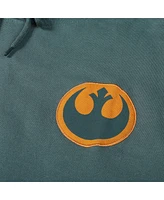 Heroes & Villains Men's and Women's Green Star Wars Rebel Alliance Short Sleeve Pullover Hoodie