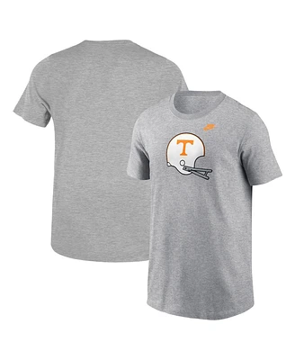 Nike Big Boys and Girls Heather Gray Tennessee Volunteers Helmet T-Shirt