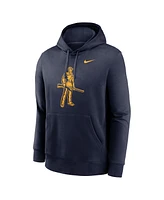 Nike Men's West Virginia Mountaineers Primetime Alternate Logo Club Fleece Pullover Hoodie