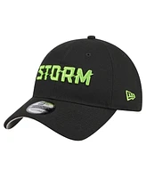 New Era Men's and Women's Black Seattle Storm Rebel Series 9TWENTY Adjustable Hat