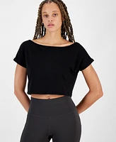 Id Ideology Women's Off-The-Shoulder T-Shirt, Created for Macy's