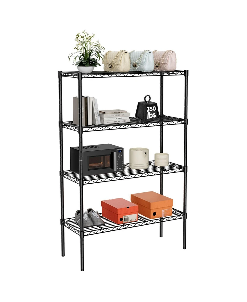 Streamdale Furniture 4-Tier Adjustable Wire Shelf Organizer