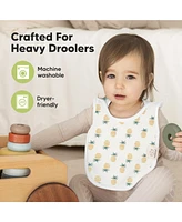 KeaBabies Baby Girls 8-Pack Bibs for Boys, Girls